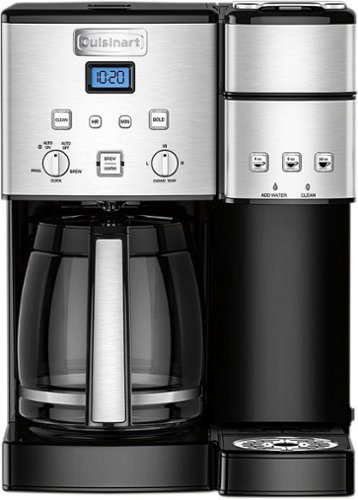  Cuisinart - Coffee Center 12-Cup Coffee Maker and Single-Serve Brewer - Stainless Steel