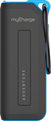  myCharge - Adventure Mini 3,350 mAh Portable Charger for Most USB-Enabled Devices - Blue/black
