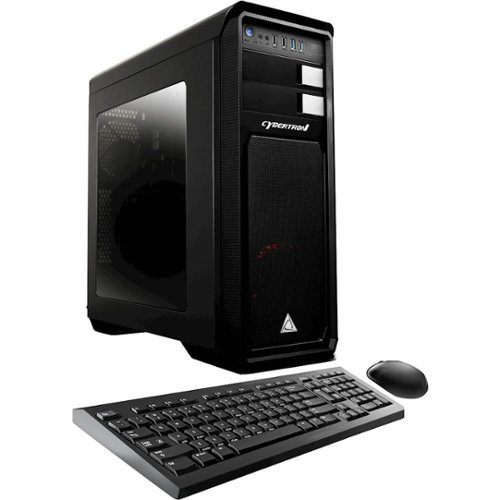 CybertronPC - Desktop - AMD Ryzen 7 - 8GB Memory - NVIDIA Quadro K620 - 1TB Hard Drive - Black-Front_Standard 