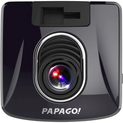 PAPAGO - GoSafe 350 1080p Full HD Mini Dash Camera - Black-Front_Standard 