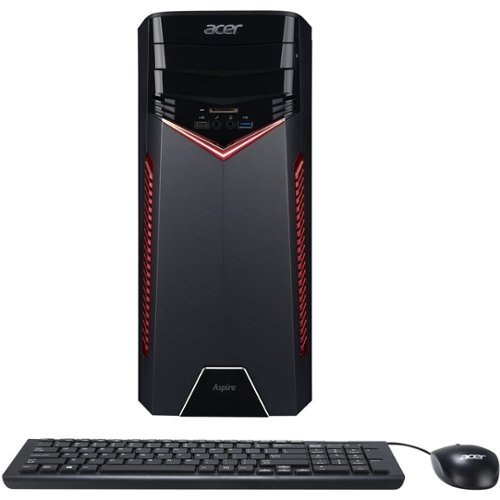 Acer - Aspire Desktop - Intel Core i7 - 16GB Memory - NVIDIA GeForce GTX 1060 - 1TB Hard Drive-Front_Standard