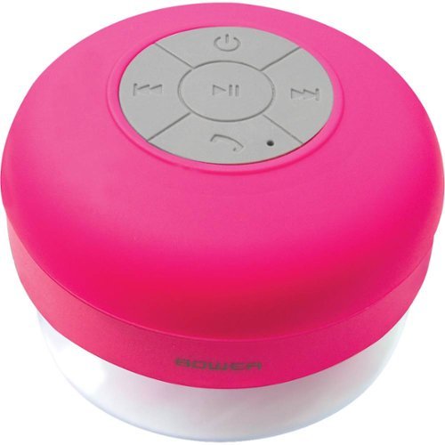  Bower - Portable Bluetooth Water-Resistant Speaker - Pink