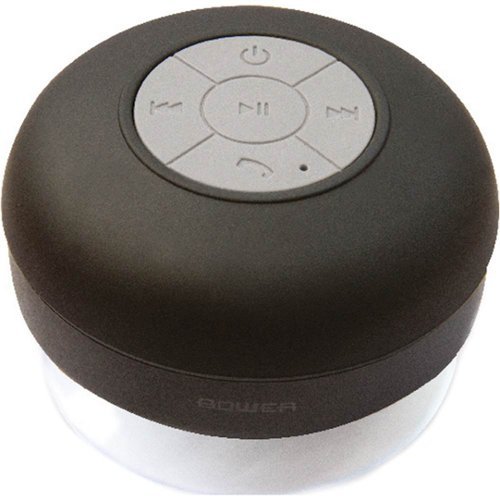 Bower - Portable Bluetooth Speaker - Black-Front_Standard 