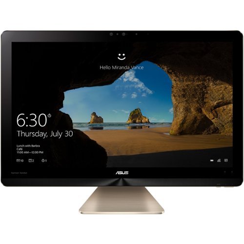  ASUS - Zen AiO Pro 23.8&quot; Touch-Screen All-In-One - Intel Core i7 - 16GB Memory - 128GB Solid State Drive - Icicle gold