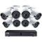 Lorex - 8-Channel, 8-Camera Indoor/Outdoor Wired 4MP 2TB DVR Surveillance System-Front_Standard