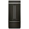 KitchenAid - 20.8 Cu. Ft. French Door Refrigerator with Preserva Food Care System - Black Stainless Steel-Front_Standard
