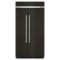 KitchenAid - 25.5 Cu. Ft. Side-by-Side Built-In Refrigerator-Front_Standard