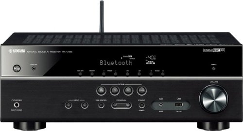  Yamaha - 5.1-Ch. Network-Ready 4K Ultra HD and 3D Pass-Through A/V Home Theater Receiver - Black