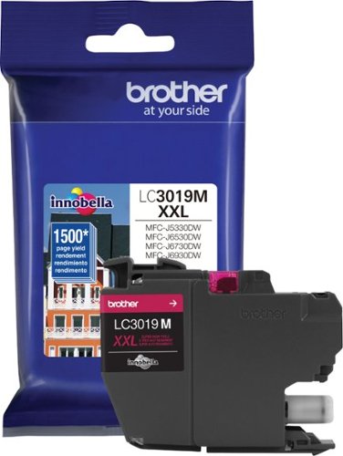 Brother - LC3019M XXL Super High-Yield - Magenta Ink Cartridge - Pink-Front_Standard 