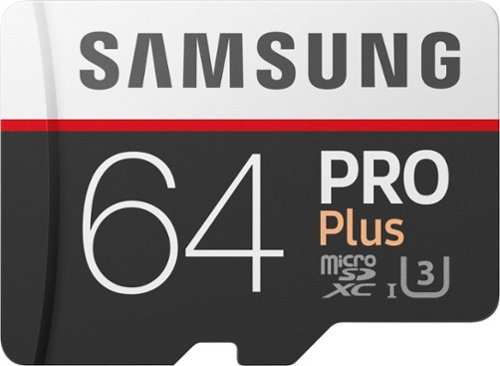  Samsung - Pro+ 64GB microSDXC UHS-I Memory Card