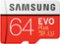 Samsung - EVO Plus 64GB microSDXC UHS-I Memory Card-Front_Standard