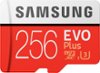Samsung - EVO Plus 256GB microSDXC UHS-I Memory Card-Front_Standard