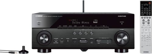  Yamaha - AVENTAGE 7.2-Ch. 4K Ultra HD A/V Home Theater Receiver - Black