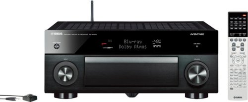  Yamaha - AVENTAGE 7.2-Ch. 4K Ultra HD A/V Home Theater Receiver - Black