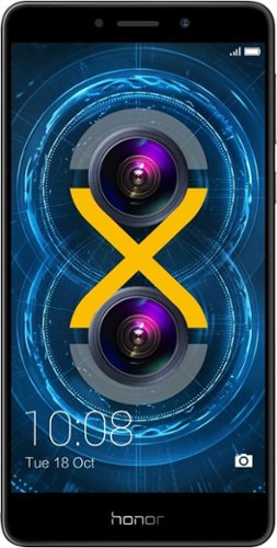 Huawei - Refurbished Honor 6x 4G LTE with 32GB Memory Cell Phone (Unlocked) - Gray-Front_Standard 
