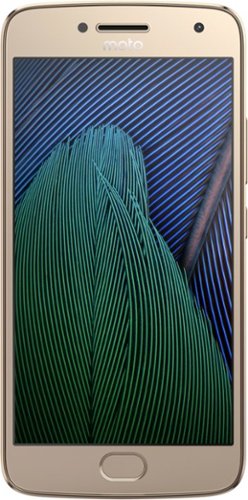 Motorola - Geek Squad Certified Refurbished Moto G5 Plus with 64GB Memory Cell Phone (Unlocked)-Front_Standard 