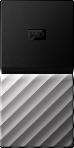  WD - My Passport SSD 1TB External USB 3.1 Gen 2 Portable Hard Drive - Black top / gunmetal (medium metallic gray) bottom