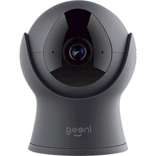 Geeni - Vision Indoor 1080p Wi-Fi Smart Security Camera - Gray-Front_Standard 