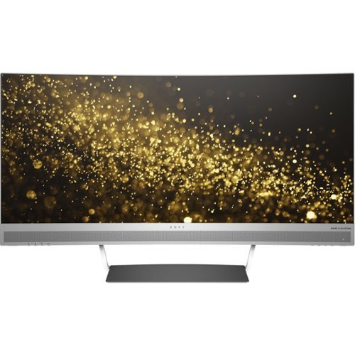  HP - Envy 34&quot; LED UltraWide HD Monitor - Black/Silver