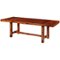 Walker Edison - Huntsman Wood Dining Table - Brown-Front_Standard