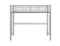 Walker Edison - Urban Industrial Loft Style Twin Bunk Bed - Silver-Front_Standard