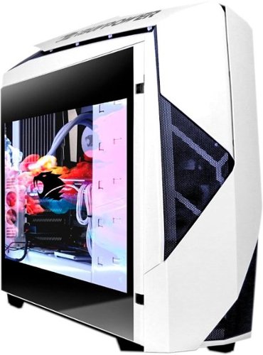 iBUYPOWER - Snowblind Desktop - Intel Core i7 - 16GB Memory - NVIDIA GeForce GTX 1070 - 240GB Solid State Drive + 2TB Hard Drive - Black/white-Angle_Standard 