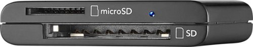 Insignia™ Micro USB Memory Card Reader - Black WORLDWIDE DELIVERY