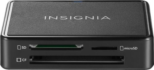 Insignia™ - USB 3.0 Memory Card Reader - Black