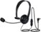 Insignia™ - Landline Hands-Free Headset with 2.5mm Connection - Black-Front_Standard