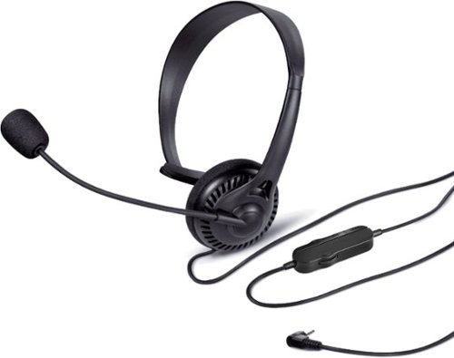 Insignia™ Landline Hands-Free Headset with 2.5mm Connection - Black WORLDWIDE DELIVERY