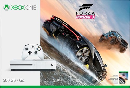  Microsoft - Xbox One S 500GB Forza Horizon 3 Console Bundle with 4K Ultra HD Blu-ray™