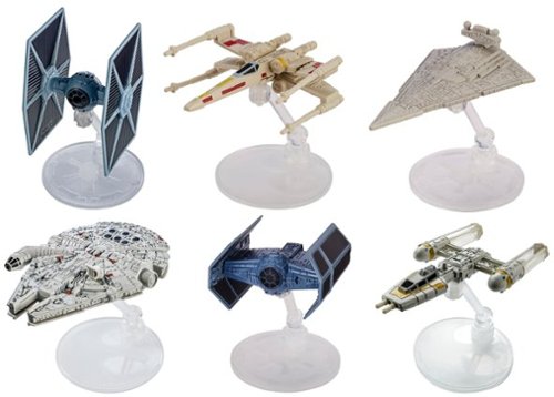  Mattel - Hot Wheels Star Wars 40th Anniversary Starship Assortment - Styles May Vary