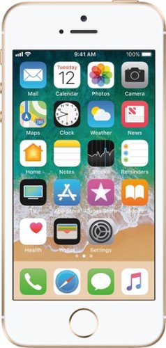 Apple - iPhone SE 128GB - Gold (Sprint)-Front_Standard 