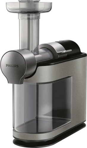  Philips - Avance Collection Masticating Juice Extractor - Metallic Gray