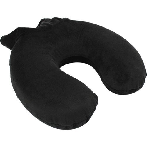 Samsonite - Memory Foam Pillow - Black-Front_Standard 