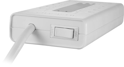 Insignia™ 10 Outlet/2 USB 2700 Joules Surge Protector - White GLOBAL SHIPPING
