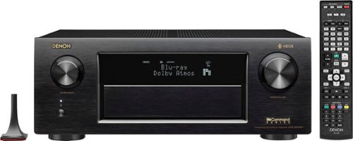 Denon - AVR 11.2-Ch. Hi-Res With HEOS 4K Ultra HD A/V Home Theater Receiver - Black