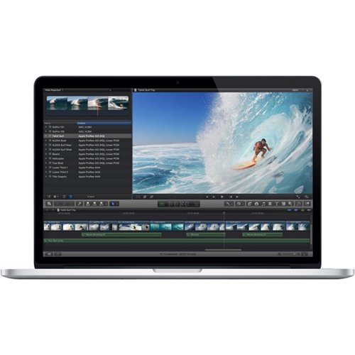  Apple - Refurbished Good - MacBook Pro 15.4" Laptop - Intel Core i7 - 8GB Memory - NVIDIA GeForce GT 650M - 512GB Flash Storage - Silver