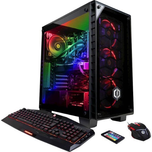 CyberPowerPC - Gamer Supreme Desktop - Intel Core i7-7700K 64GB Memory NVIDIA GeForce Titan X 480GB Solid State Drive 3TB Hard Drive - Black-Front_Standard 