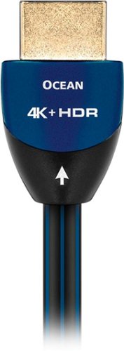  AudioQuest - Ocean 4' 4K Ultra HD In-Wall HDMI Cable - Black with blue accents