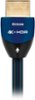 AudioQuest - Ocean 4' 4K Ultra HD In-Wall HDMI Cable - Black with blue accents-Front_Standard