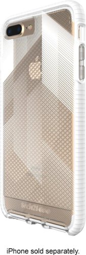  Tech21 - Evo Check Urban Edition Case for Apple® iPhone® 8 Plus - White/Clear