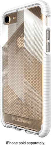  Tech21 - Evo Check Urban Edition Case for Apple® iPhone® 8 - White/Clear