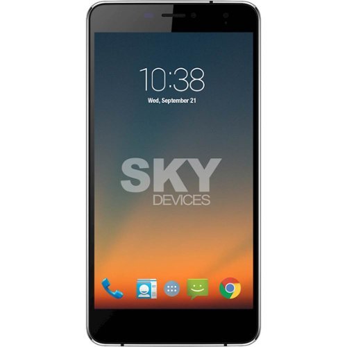 SKY Devices - Elite 6.0L+ 4G LTE with 8GB Memory Cell Phone (Unlocked) - Black-Front_Standard 