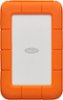 LaCie - Rugged 2TB External Thunderbolt and USB Type-C Portable Hard Drive - Orange/Silver-Front_Standard