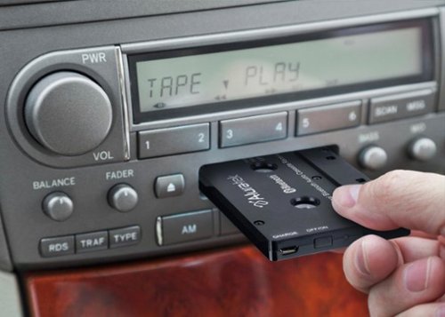 Aluratek Bluetooth Audio Cassette Adapter - Black WHERE TO BUY