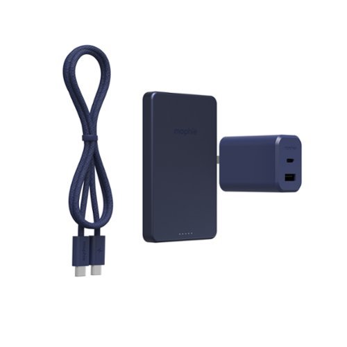 mophie - Mobile Power Bundle (3pc) - Deep Blue