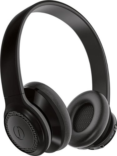  JAM - SilentPro Wireless On-Ear Noise Cancelling Headphones - Black