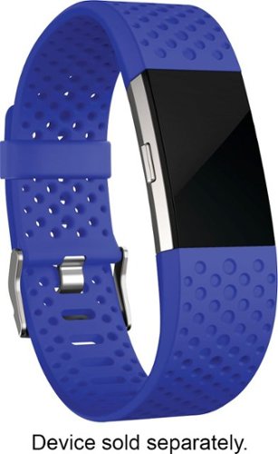  Sport Wristband for Fitbit Charge 2 Activity Trackers - Large - Cobalt