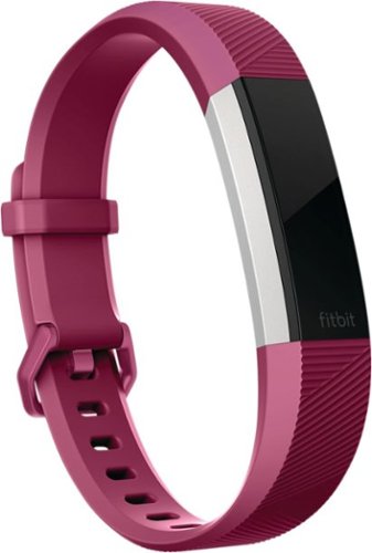 Classic Wristband for Fitbit Alta / Alta HR Activity Trackers - Large - Fuchsia-Angle_Standard 